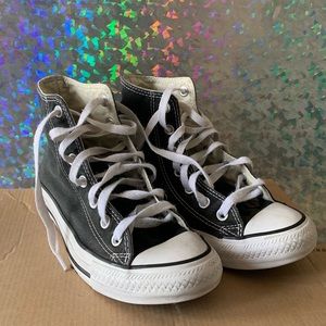 Original black and White Converse High Top